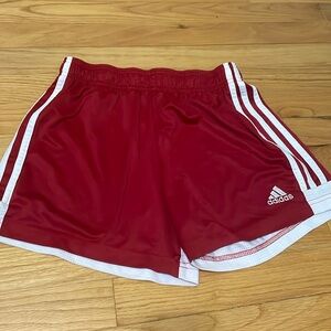 Red Adidas Soccer Shorts